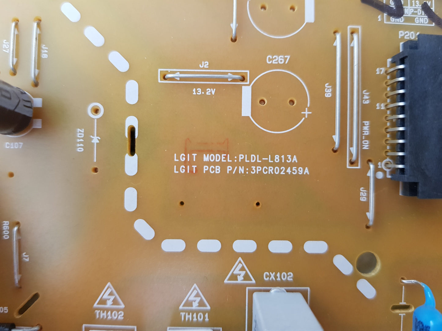 LG 65NANO86TNA POWER SUPPLY BOARD EAX68248021 2.0 LGP65-19UL6 EAY65169921
