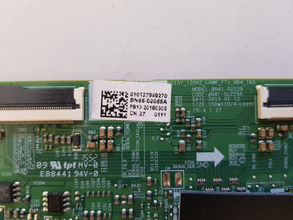 SAMSUNG UA40J6300 AKXXD (VER TH01) T-CON BOARD BN95-02058A