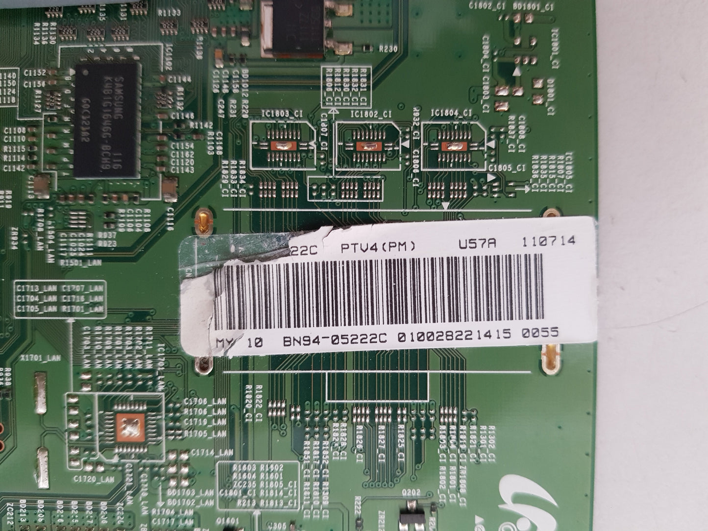 SAMSUNG UA32D4010 NMXXY (VER HQ02) MAIN BOARD BN94-05222C BN41-01661B