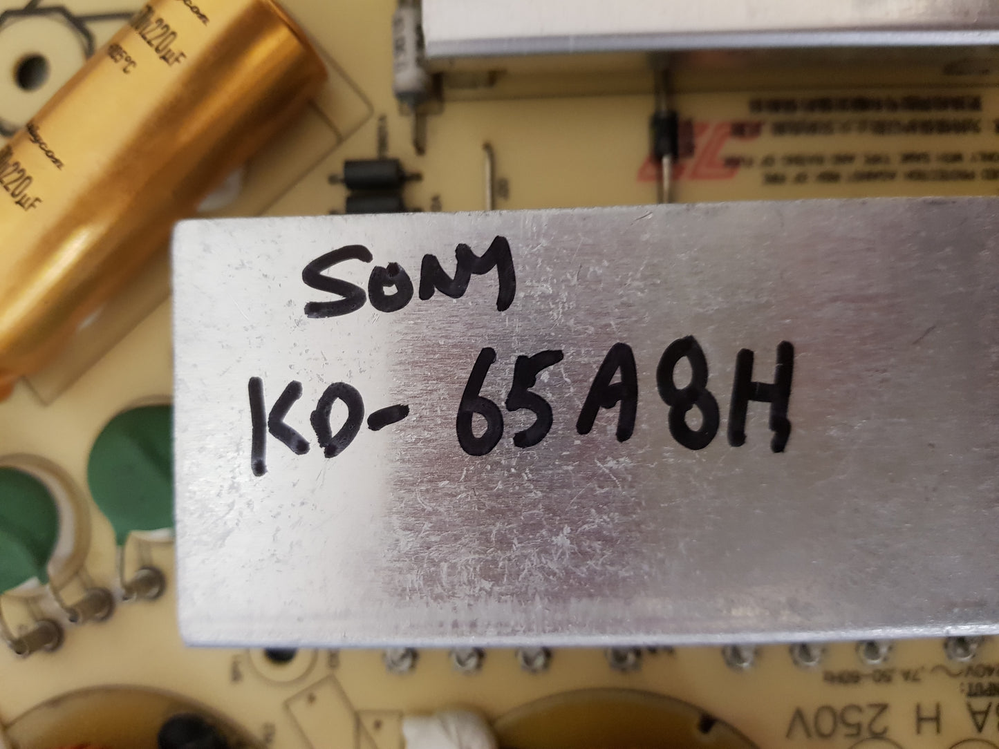 SONY OLED KD- 65A8H POWER SUPPLY BOARD G93  AP-P502AM 100640212 2955060603