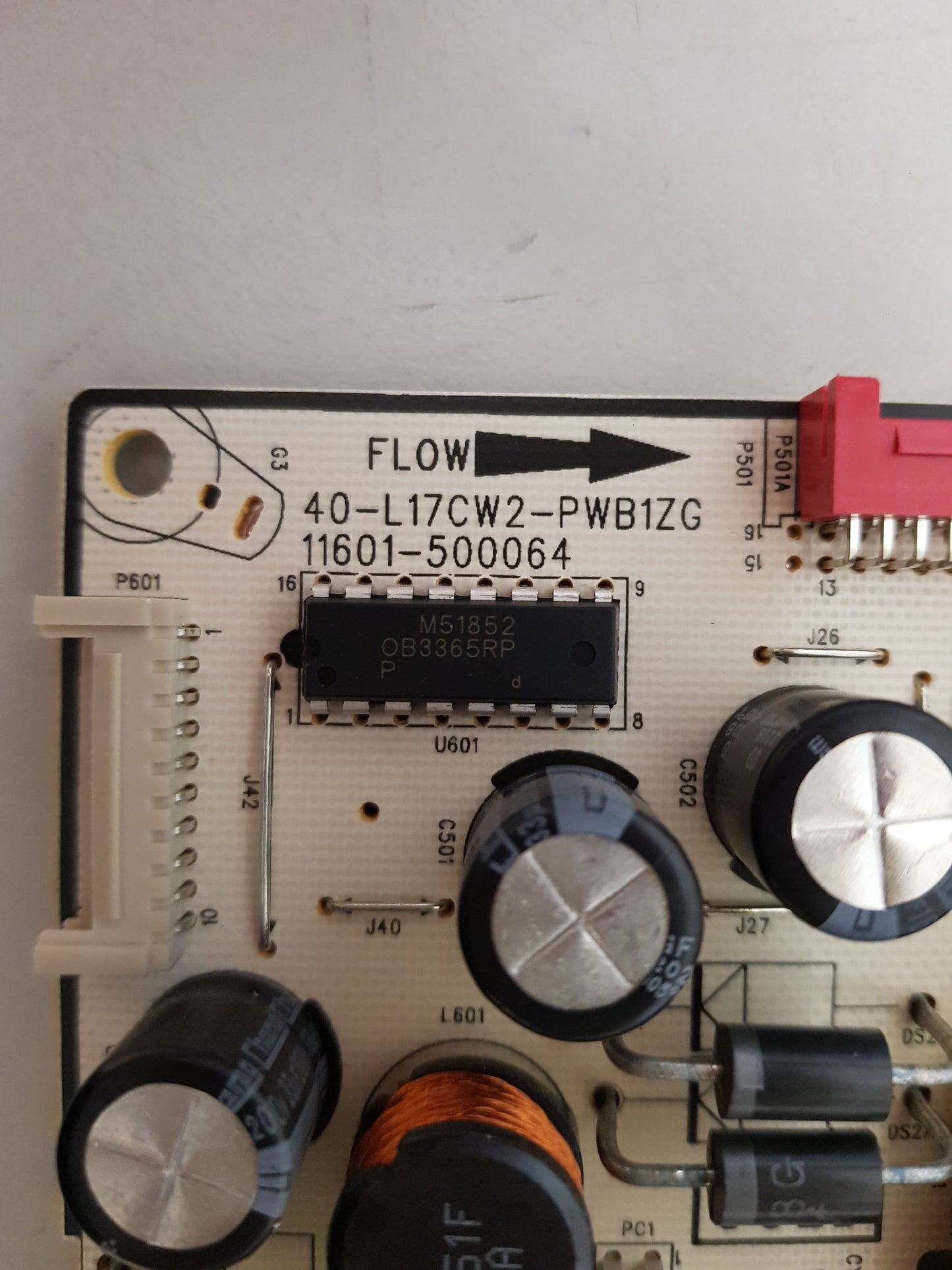 TCL 50C635 POWER SUPPLY BOARD 40-L17CWA-PWB1ZG 11601-500064