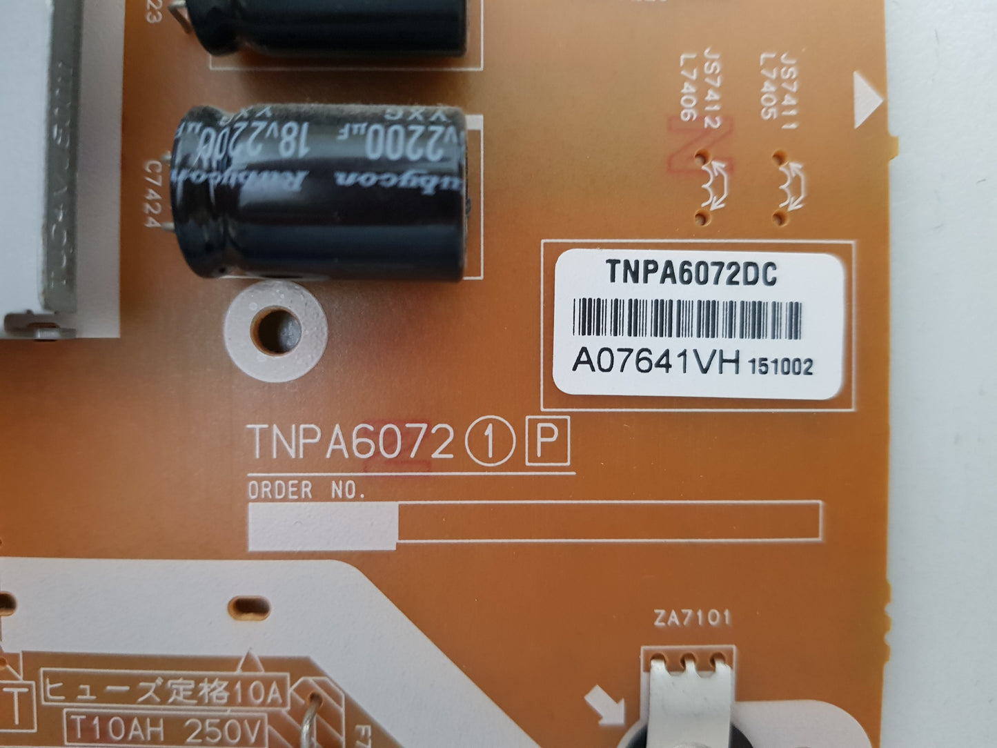 PANASONIC TH-  55CS610A POWER SUPPLY BOARD TNPA6072 (1)[P]