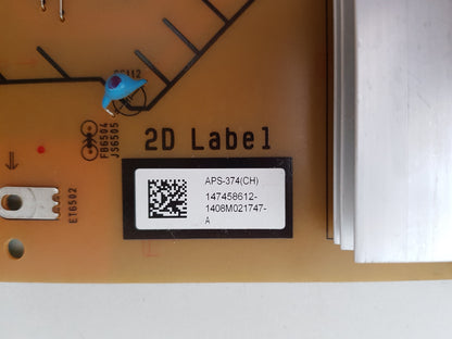 SONY KDL- 60W600B POWER SUPPLY BOARD GL2 APS-374 1-893-326-11 147458612