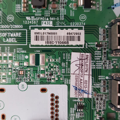 LG 65UK6340PTF .AAUGLJD MAIN BOARD EBR86359301 65472902 EAX67872805 1.1