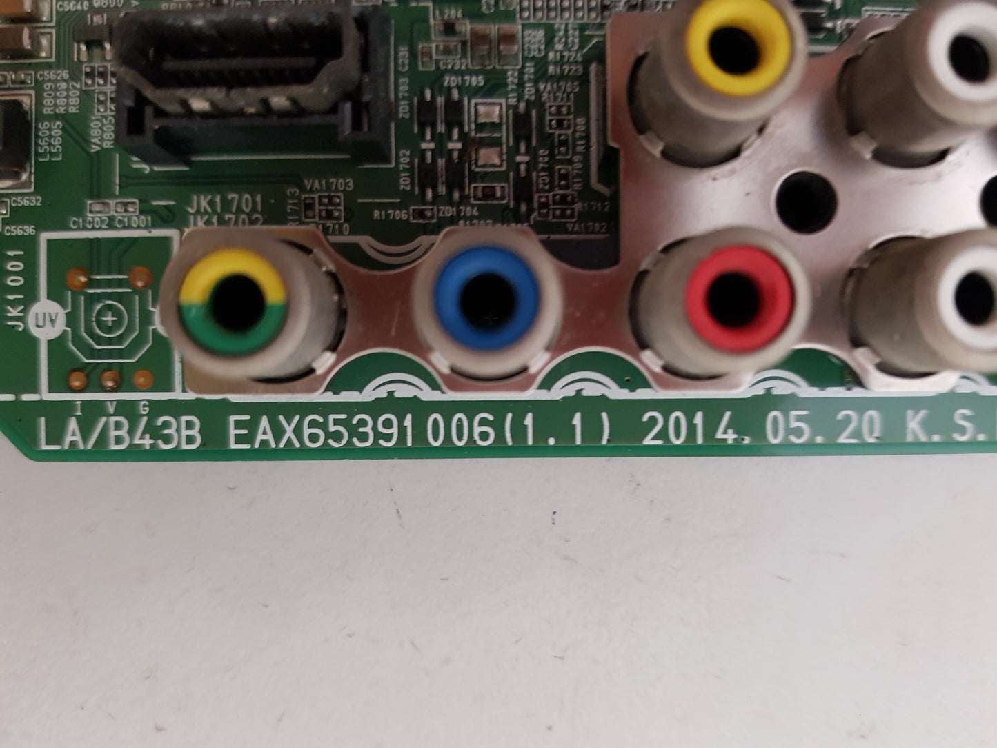 LG 32LB563B -TD.AAUWLJD MAIN BOARD EAX65391006 1.1 62861802