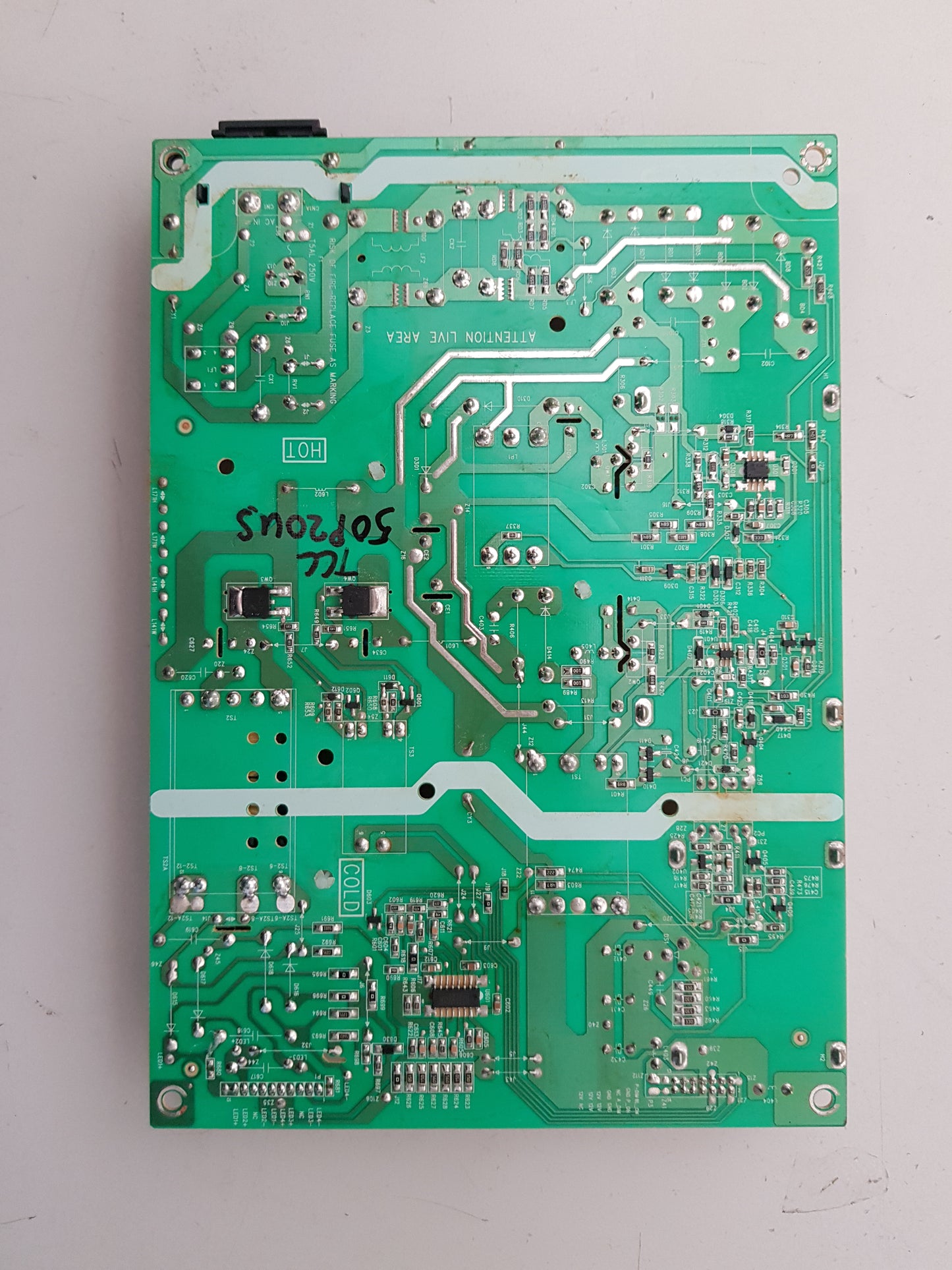 TCL 50P20US POWER SUPPLY BOARD 08-L141WA2-PW220AA 40-L141H4-PWG1CG