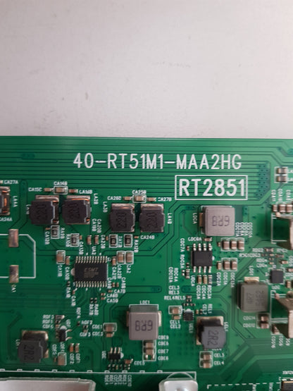 TCL 75P8MR MAIN BOARD 40-RT51M1-MAB2HG V8-R851T02-LF1V