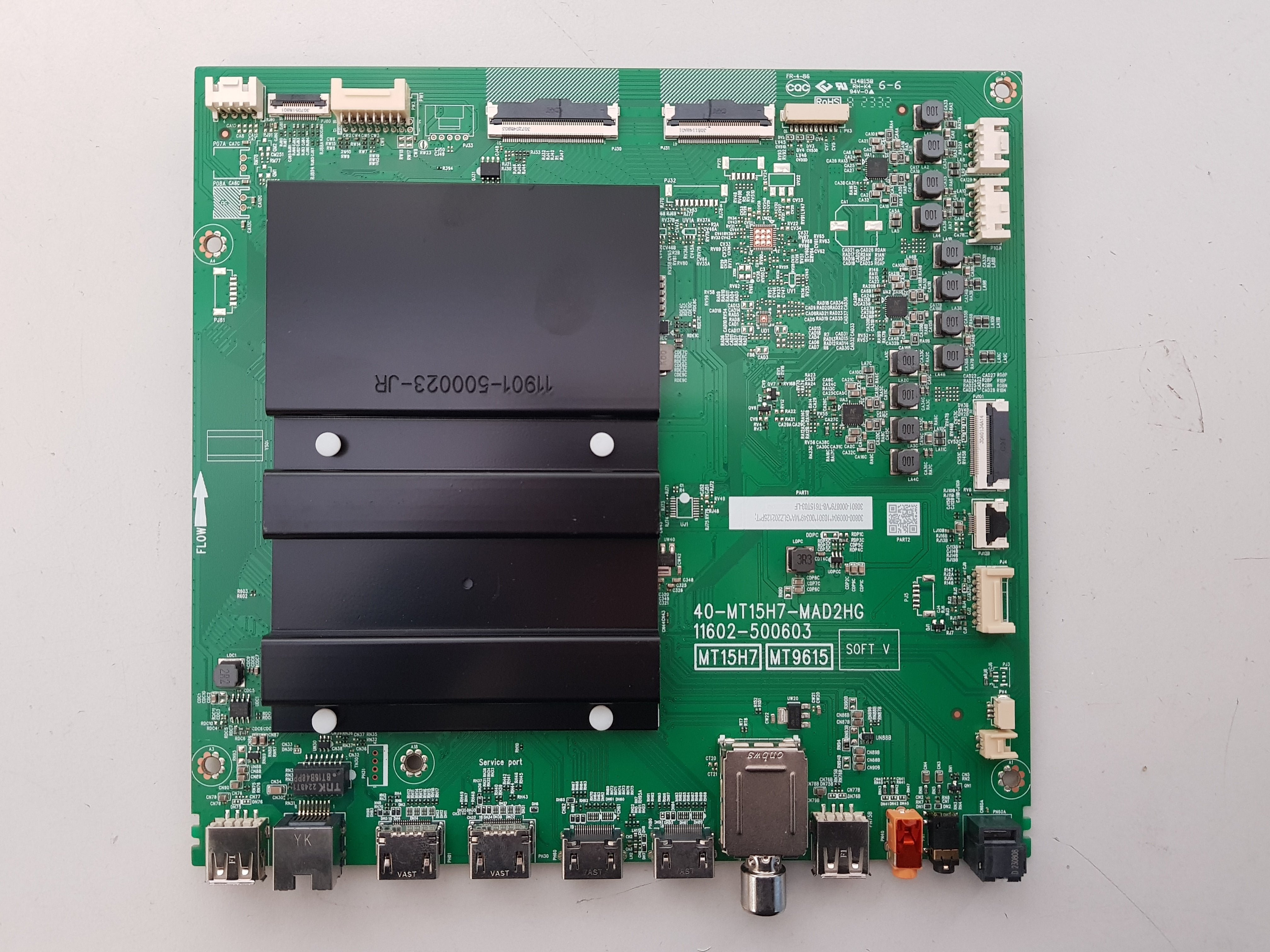 PIECES DETACHEES: Carte mère Tv Tcl 65C845 40-M653G1-MAC2HG 11602-500900 V8-T653101-LF - D'occasion en très bon état PIECES DETACHEES: Carte mère Tv Tcl 65C845 40-M653G1-MAC2HG 11602-500900 V8-T653101-LF - D'occasion en très bon état