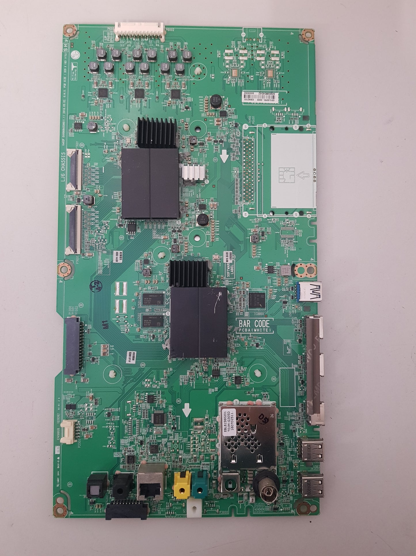 LG 75UH656T MAIN BOARD 63842101  64334302  EAX66845306 (1.1)