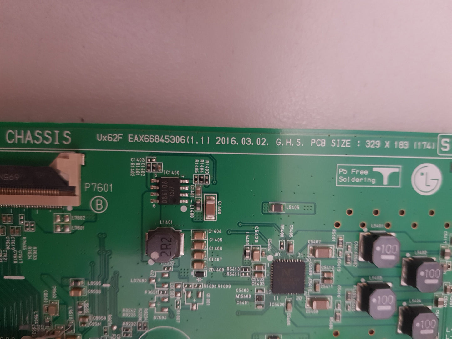 LG 75UH656T MAIN BOARD 63842101  64334302  EAX66845306 (1.1)
