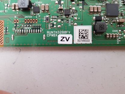 SONY KD- 70X6700E T-CON BOARD 1P-0164X01-4010 RUNTK0288FV CPWBXZV