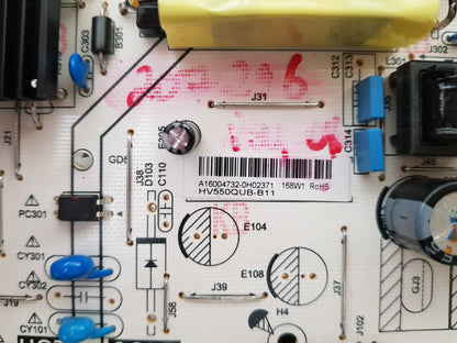 BAUHN ATV55UHD-0716 POWER SUPPLY BOARD PW.168W2.751 A16043315
