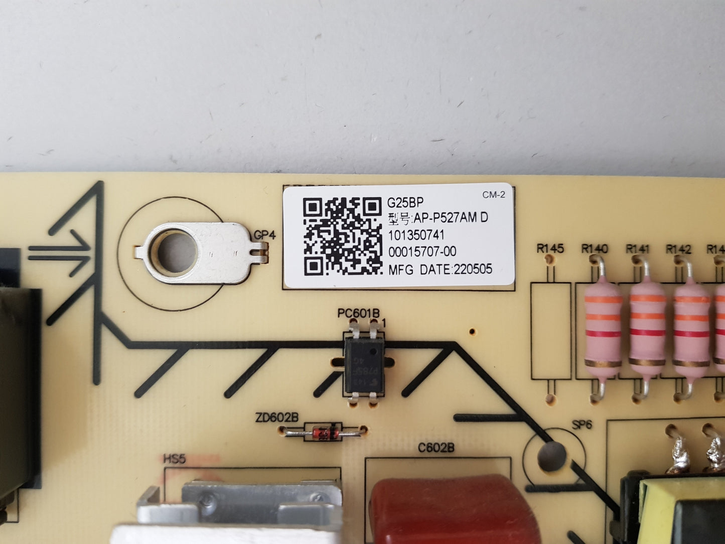 SONY XR- 55A80K POWER SUPPLY BOARD G25 AP-P597AM 101350741 2955078505