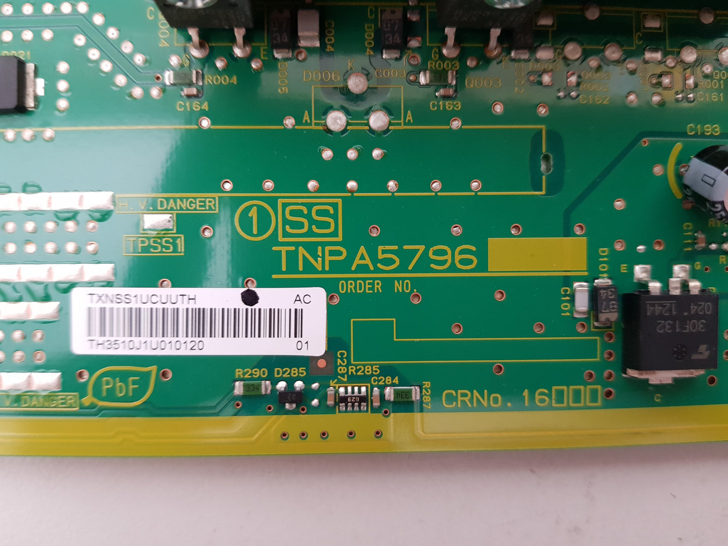 PANASONIC TH-P 65VT60A SS BOARD TNPA5796 (1)[SS]
