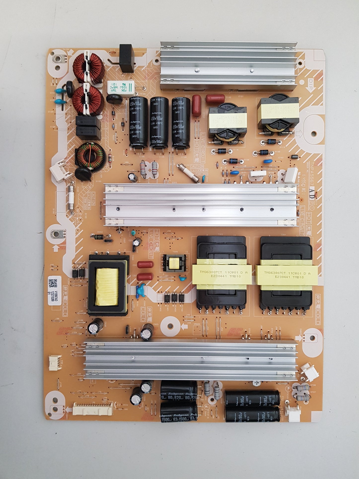 PANASONIC TH-P 50ST50A POWER SUPPLY BOARD TNPA5567 AD [P](1)