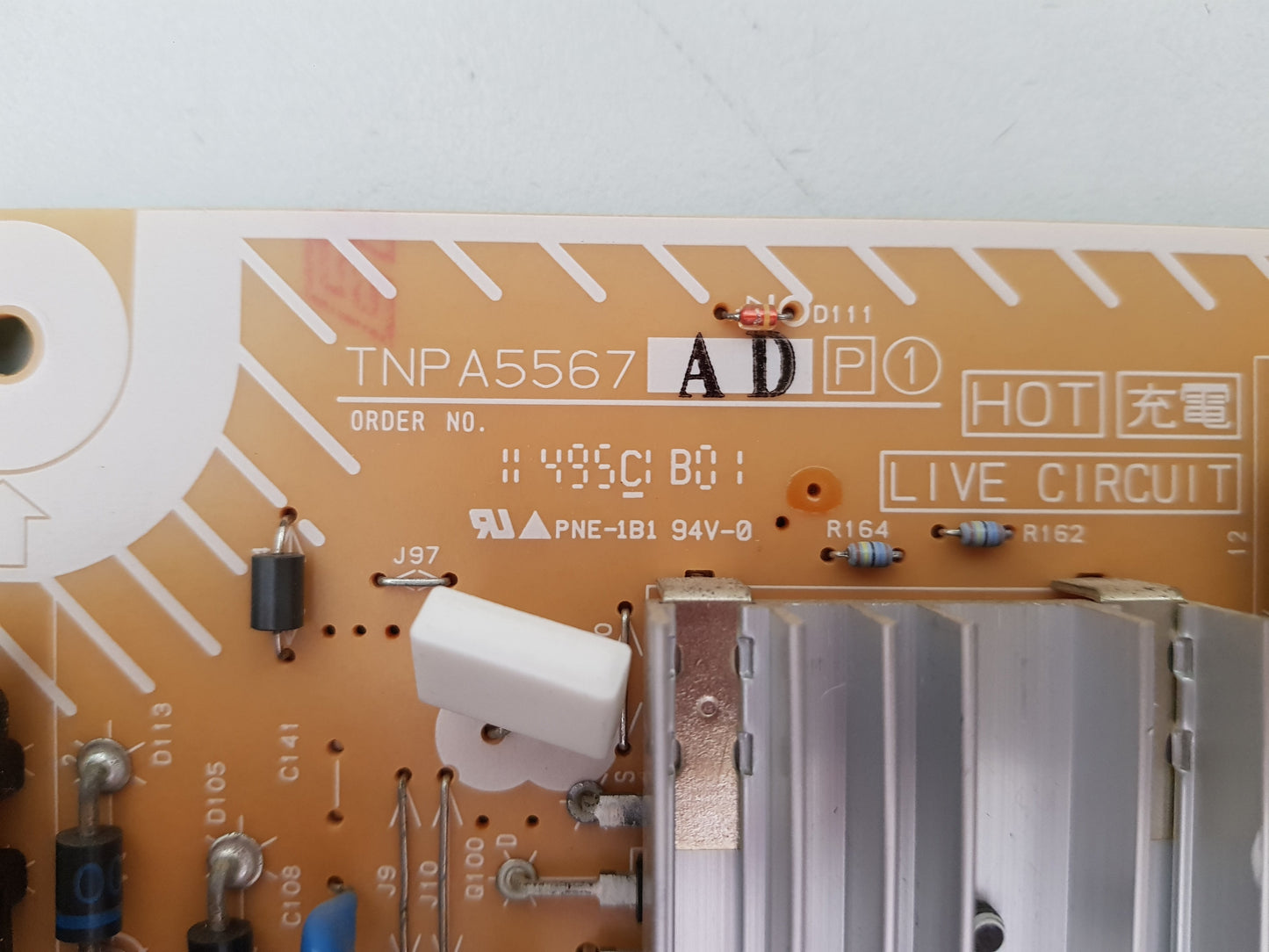 PANASONIC TH-P 50ST50A POWER SUPPLY BOARD TNPA5567 AD [P](1)