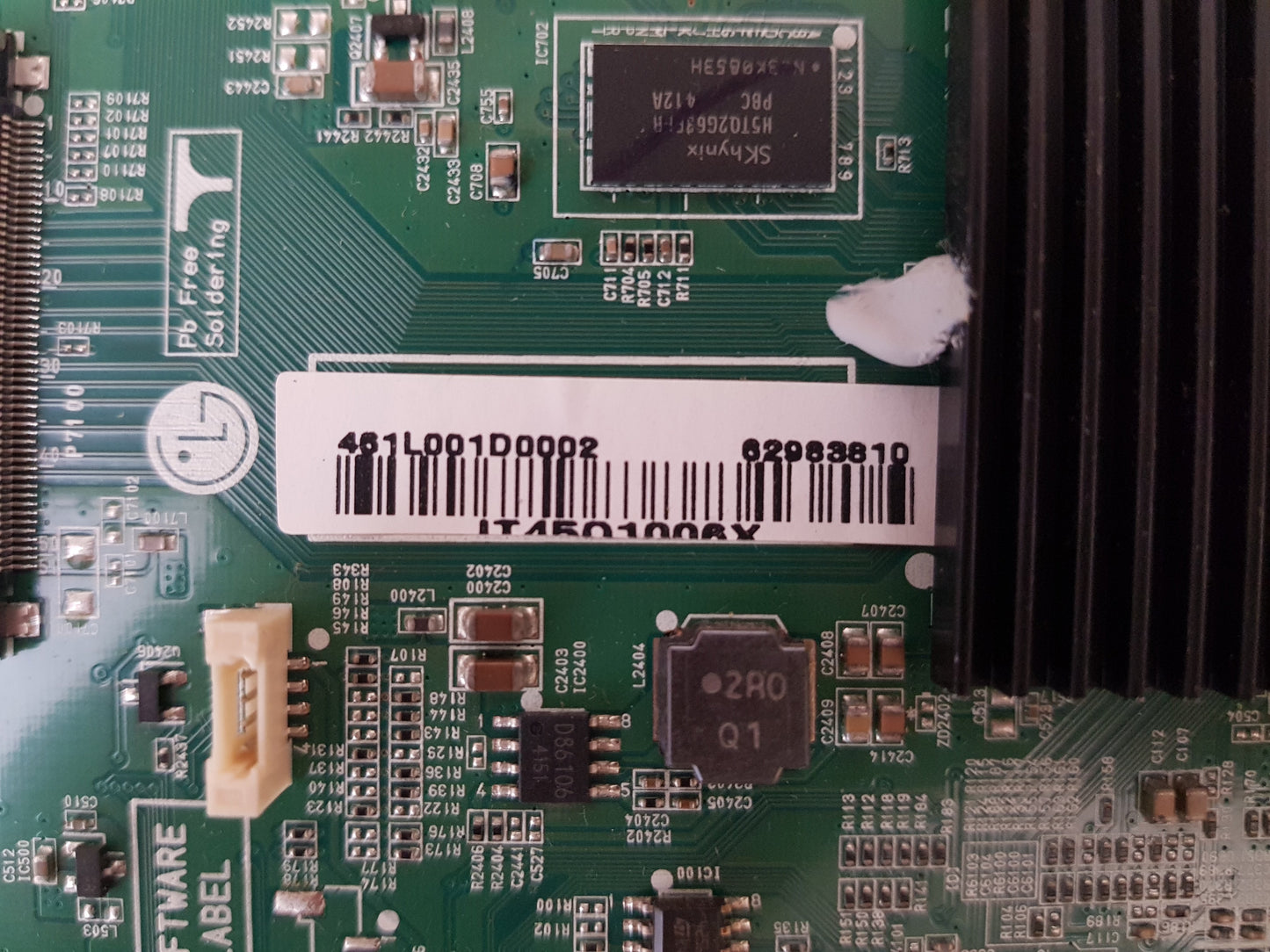 LG 55LB5820 -TB.AAUWLJD MAIN BOARD EAX65610206 1.0 62983810