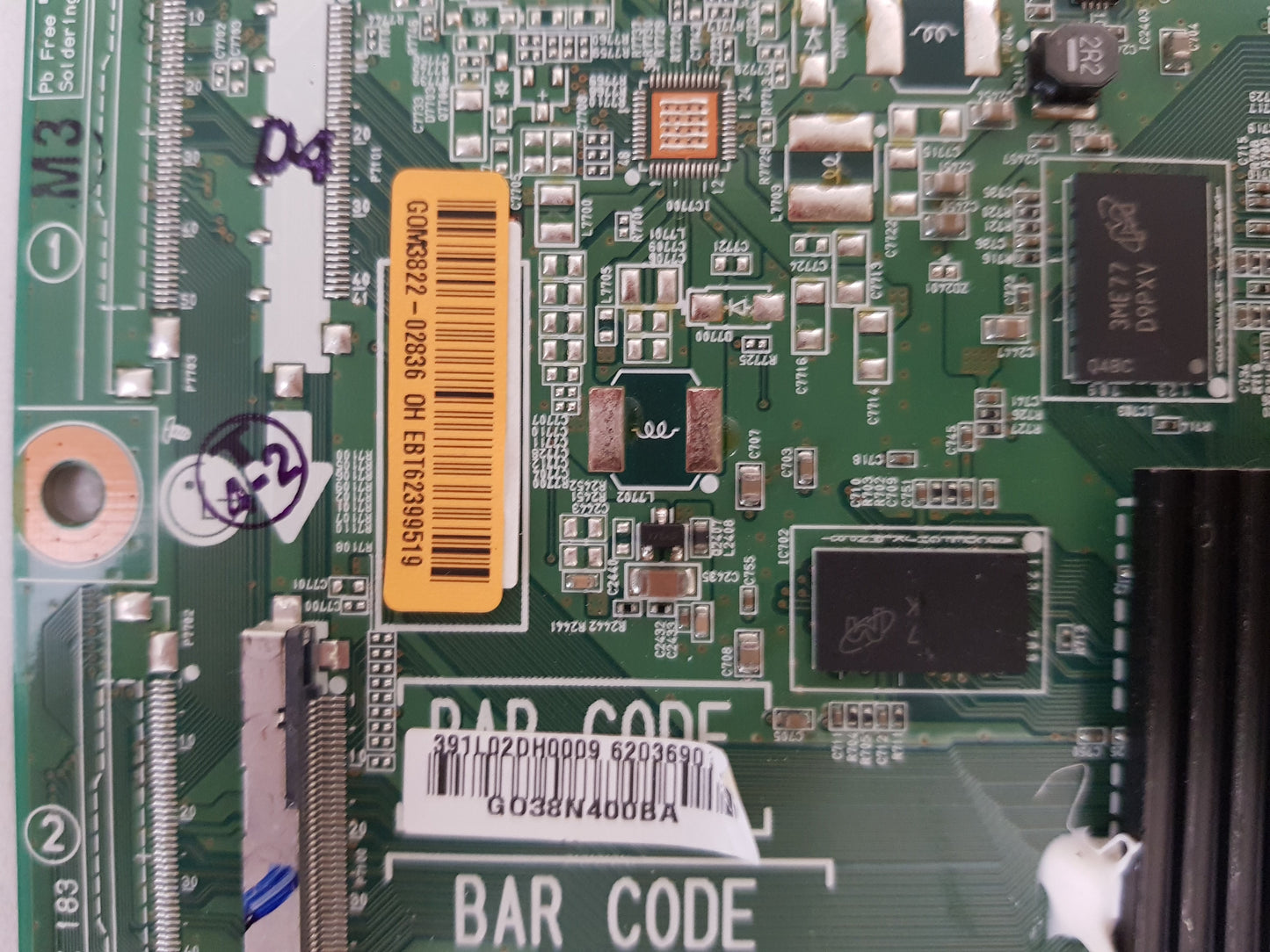 LG 55LA6200 -TA.AAUULJD MAIN BOARD EBT62399519 EAX64872105 1.0