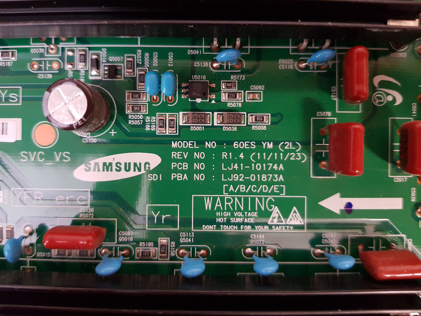 SAMSUNG PS60E8000 Y-MAIN BOARD LJ41-10174A LJ92-01873A