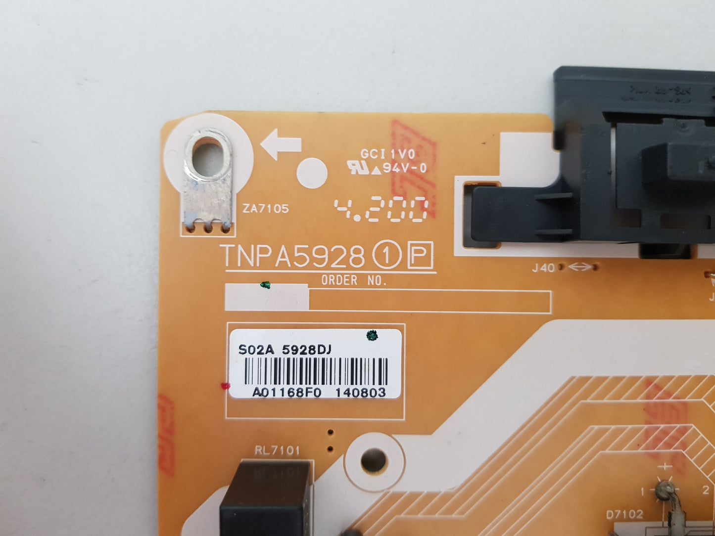 PANASONIC TH- 55AS800A POWER SUPPLY BOARD TNPA5928 (1)[P]