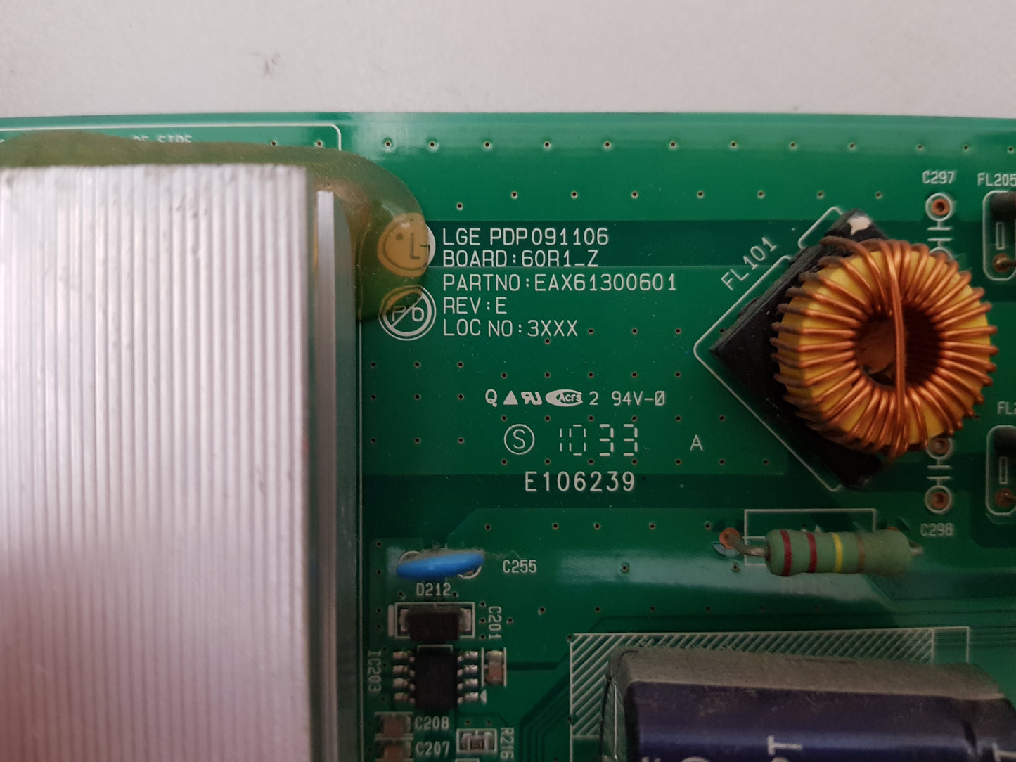 LG 60PK750 Z-SUSTAIN BOARD EBR63450501 EAX61300601