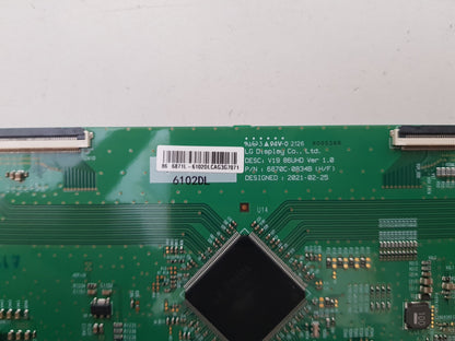 LG 86NANO75TPA .AAUYLJD T-CON BOARD 6871L-6102D 6870C-0834B