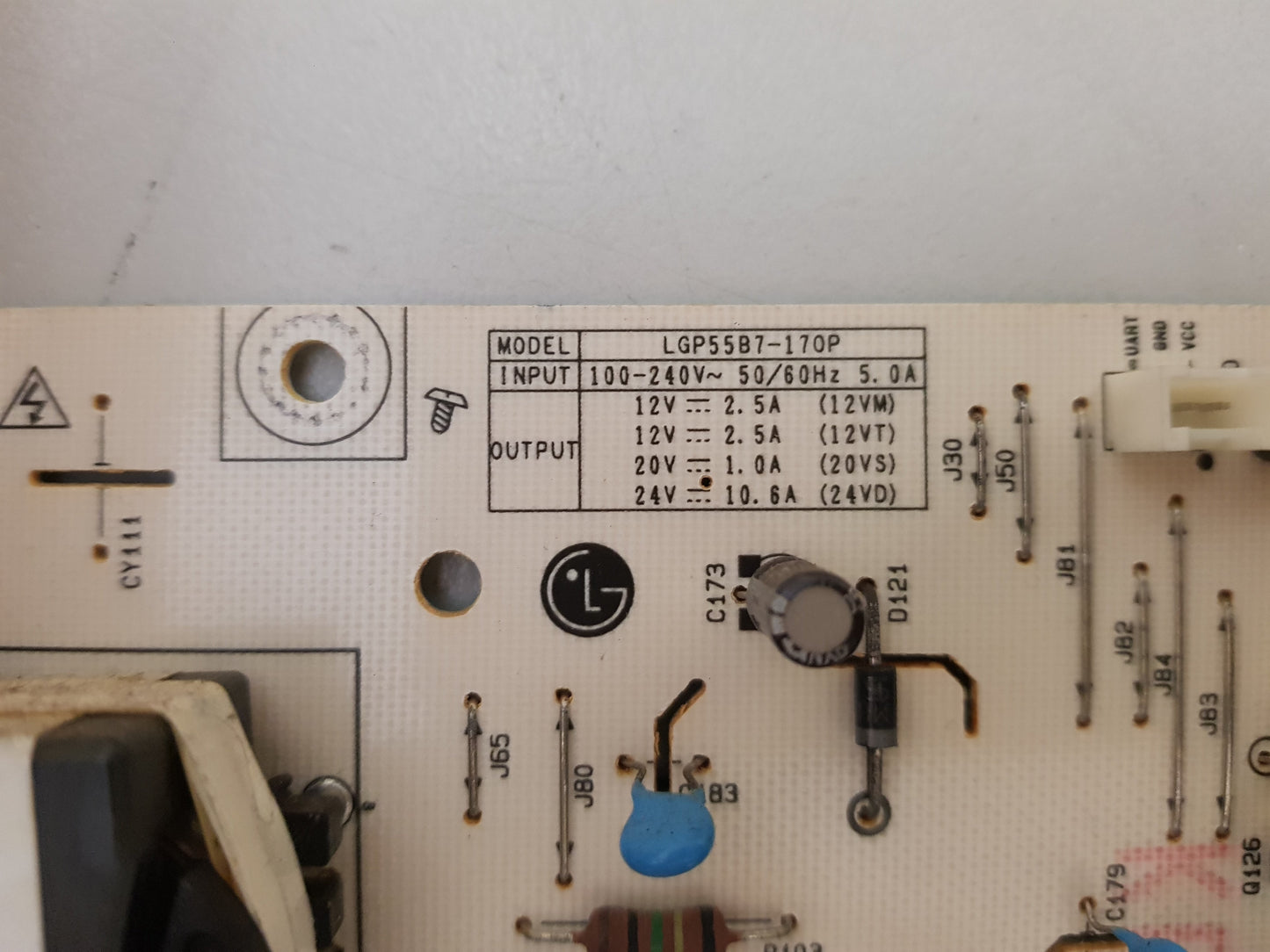 LG OLED 55B7T POWER SUPPLY BOARD EAY64510701 EAX67218501 1.4 LGP55B7-17OP