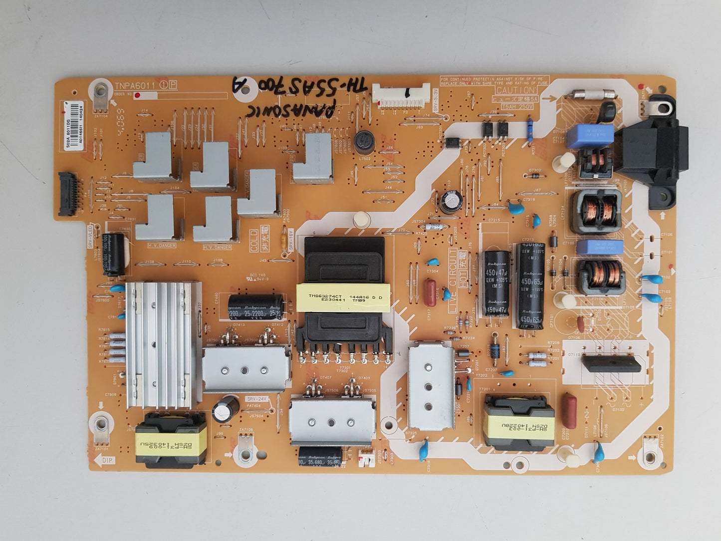 PANASONIC TH- 55AS700A POWER SUPPLY BOARD TNPA6011 (1)[P]