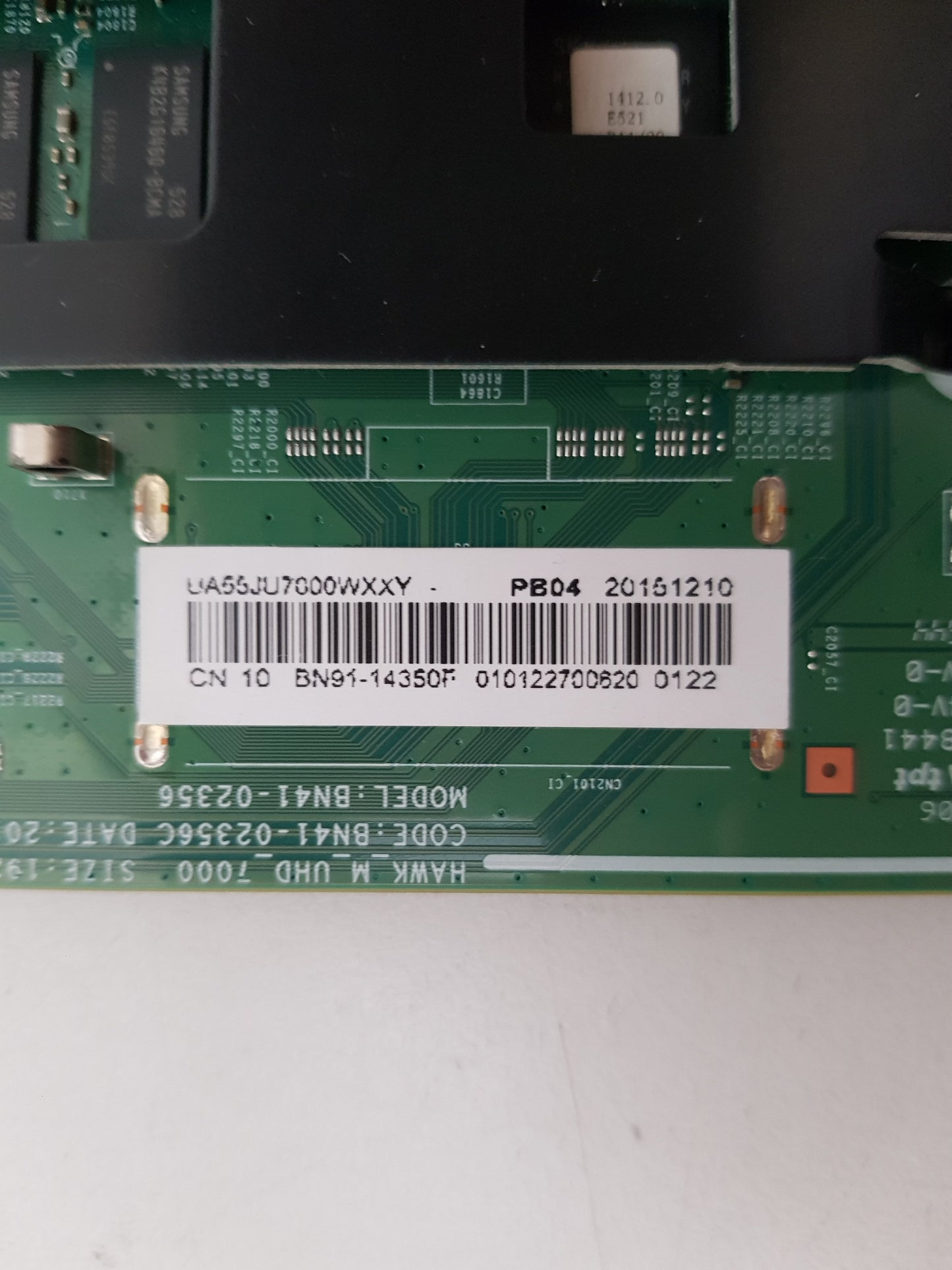 SAMSUNG UA55JU7000 WXXY (VER BS02) MAIN BOARD BN91-14350F BN41-02356C