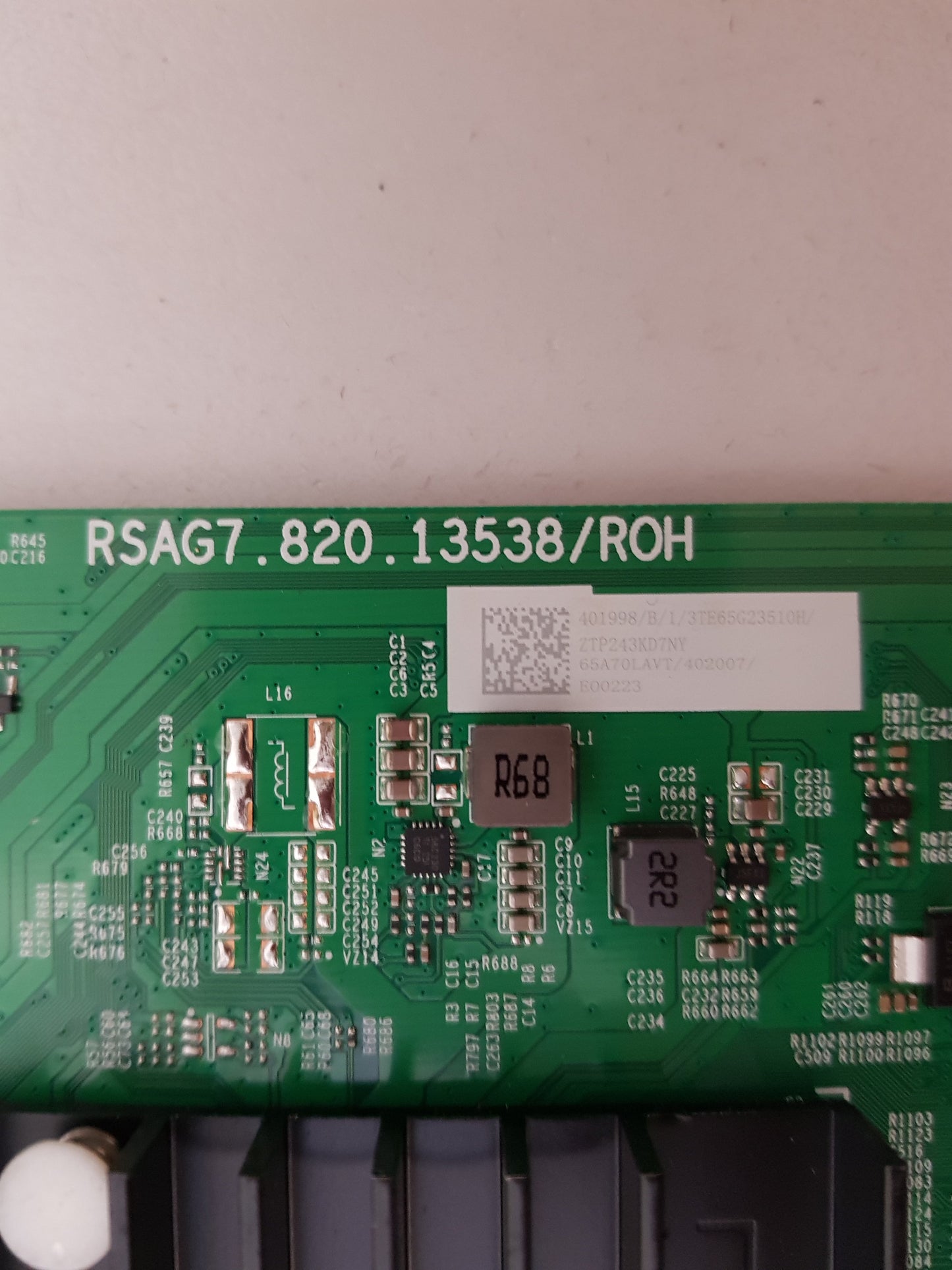 HISENSE 65Q6NAU MAIN BOARD 65A70LAVT 402007 RSAG7.820.13538