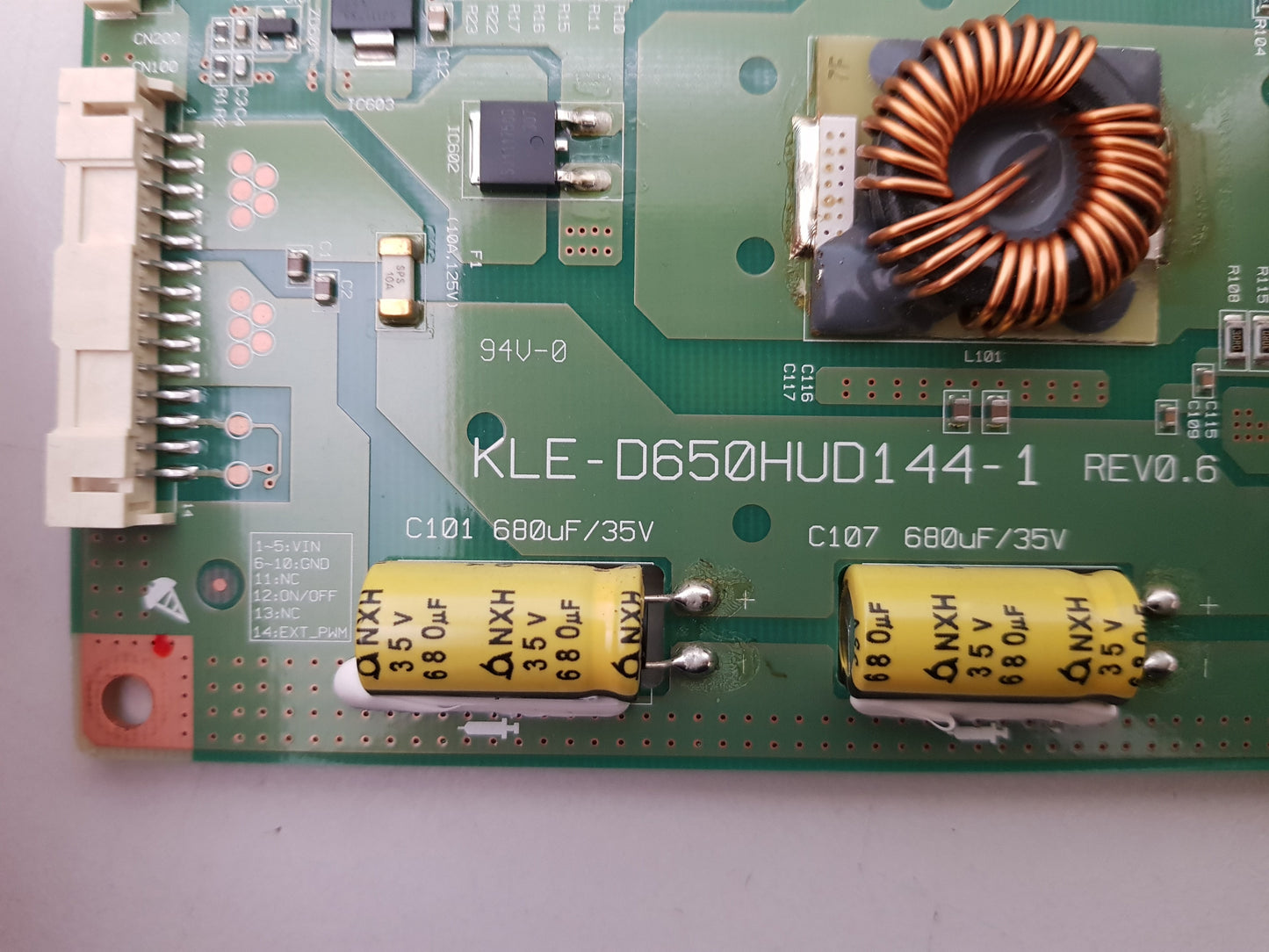 LG 65LA9700 LED DRIVE BOARD EBR77260101 KLE-D650HUD144-1