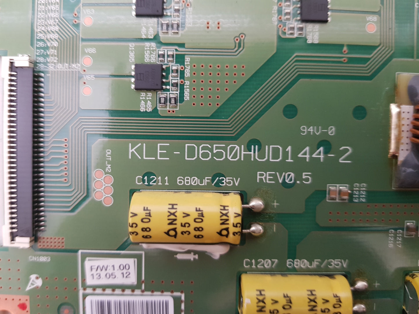 LG 65LA9700 LED DRIVE BOARD EBR77260102 KLE-D650HUD144-2