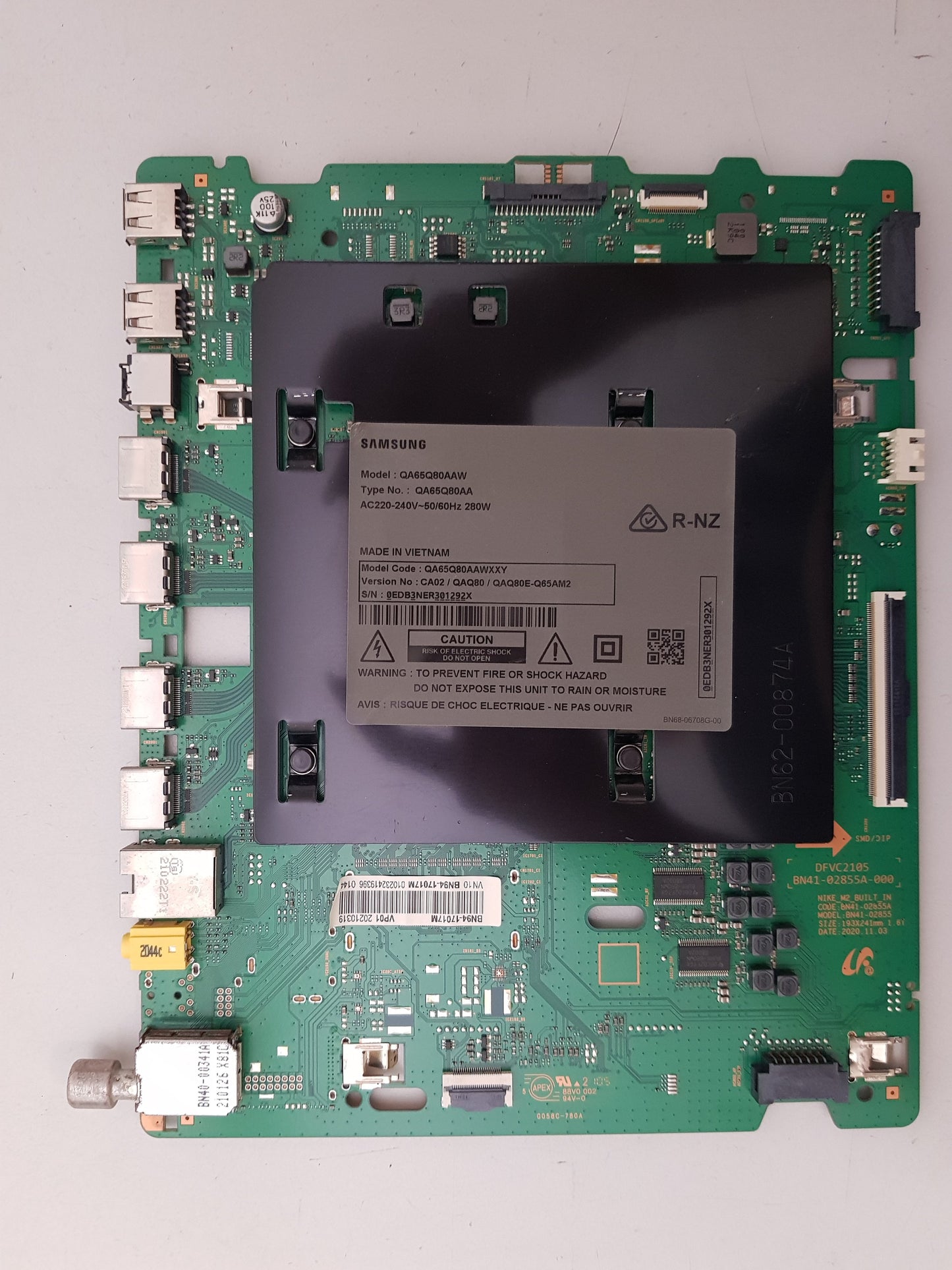 SAMSUNG QA65Q80AAW XXY (VER CA02) MAIN BOARD BN94-17017M