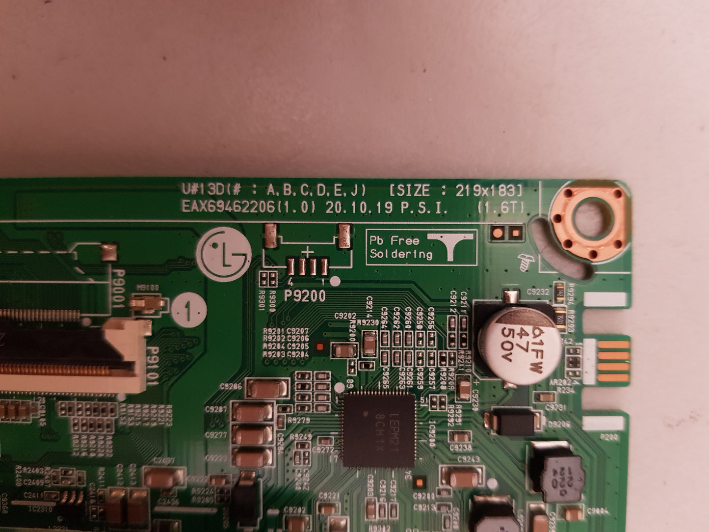 LG 65NANO75TPA MAIN BOARD 66698402 EBT66698402  EAX69462206 (1.0)