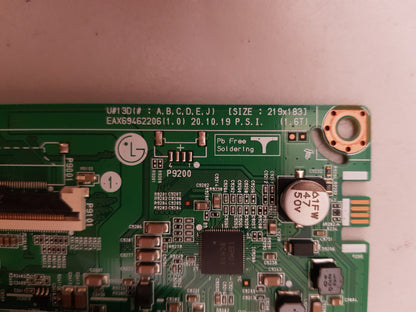 LG 65NANO75TPA MAIN BOARD 66698402 EBT66698402  EAX69462206 (1.0)