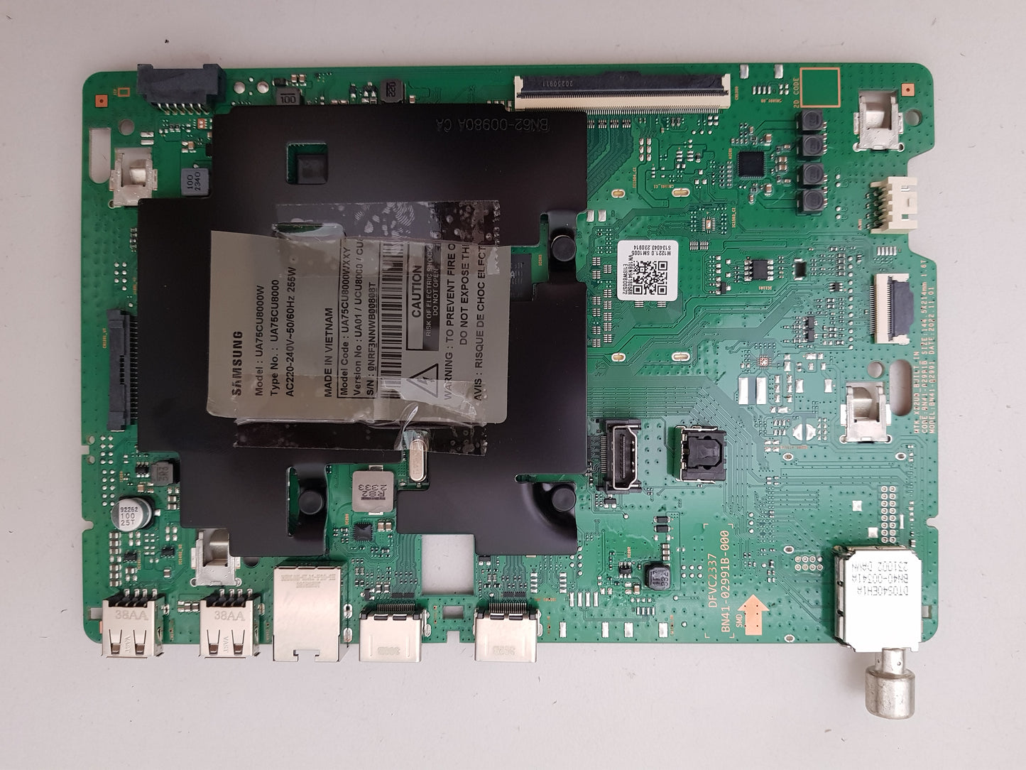 SAMSUNG UA75CU8000 WXXY (VER UA01) MAIN BOARD BN41-02991B BN94-18058R