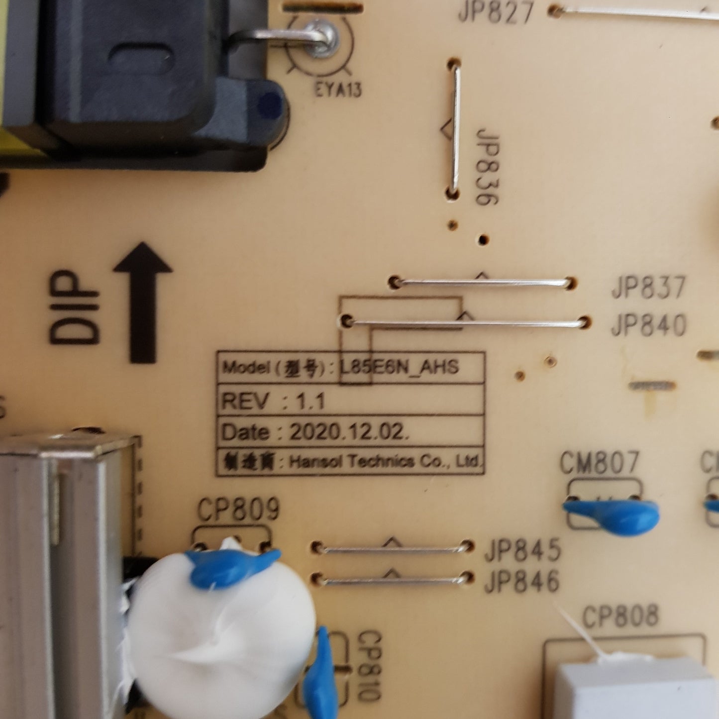 SAMSUNG UA85AU8000W POWER SUPPLY BOARD BN44-01113A L85E6N_AHS