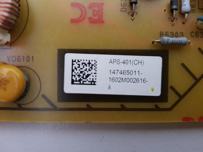 SONY KD- 75X9400D POWER SUPPLY BOARD G2 1-981-011-11 APS-401 147465011