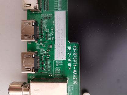 TCL 43C655 MAIN BOARD 40-R75PT4-MAA2HG 11602-501014