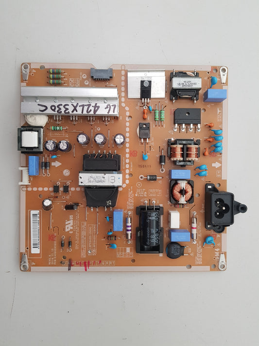 LG 42LX330C POWER SUPPLY BOARD EAX66203001 1.6 LGP3942D-15CH1
