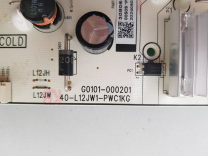 TCL 43C655 POWER SUPPLY BOARD 40-L12JW1-PWC1KG G0101-000201