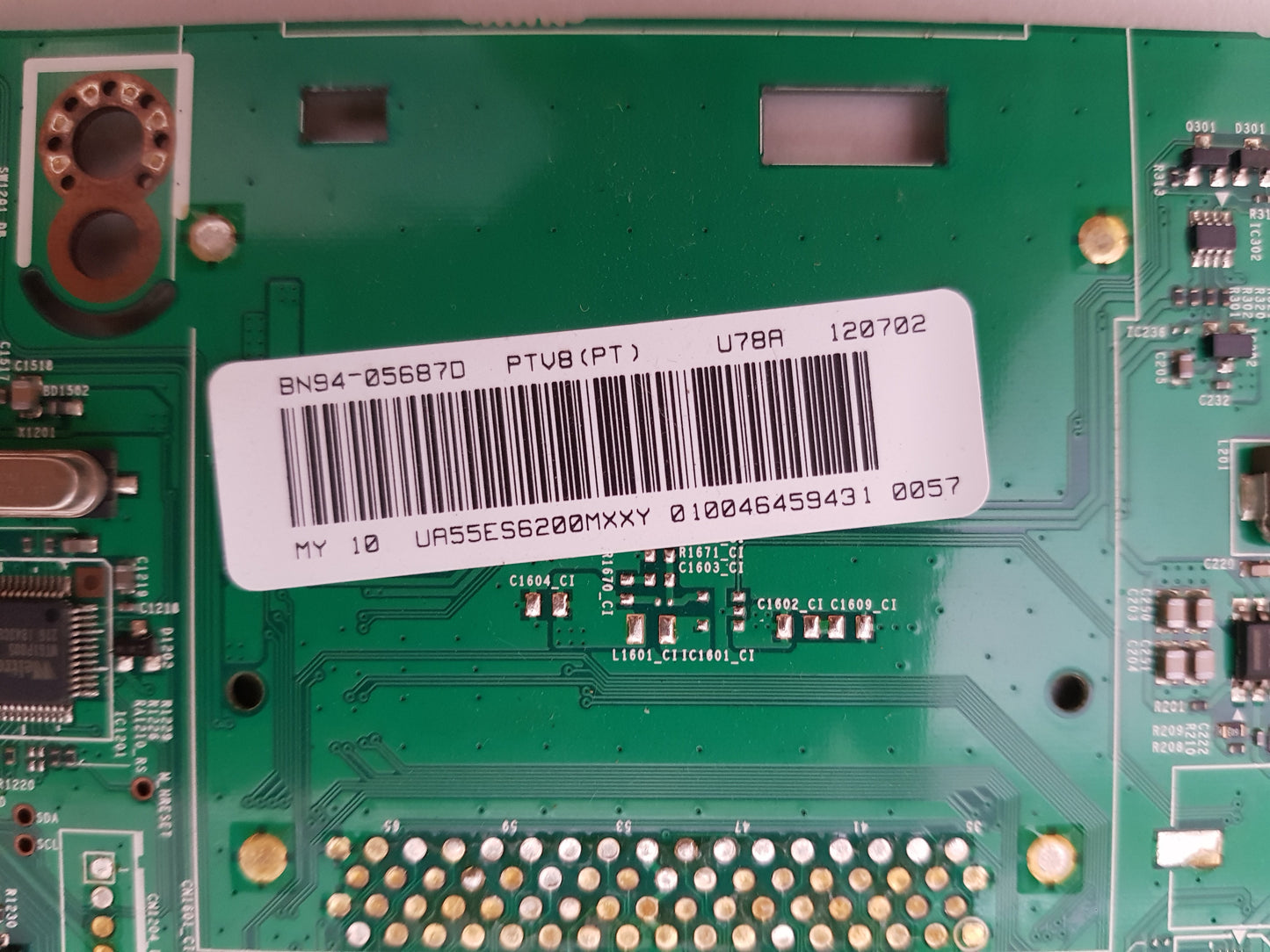 SAMSUNG UA55ES6200 MXXY (VER CH01) MAIN BOARD BN94-05687D