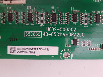 TCL 65C835 LED DRIVER BOARD 11602-500502 40-65C11A-DRA2LG