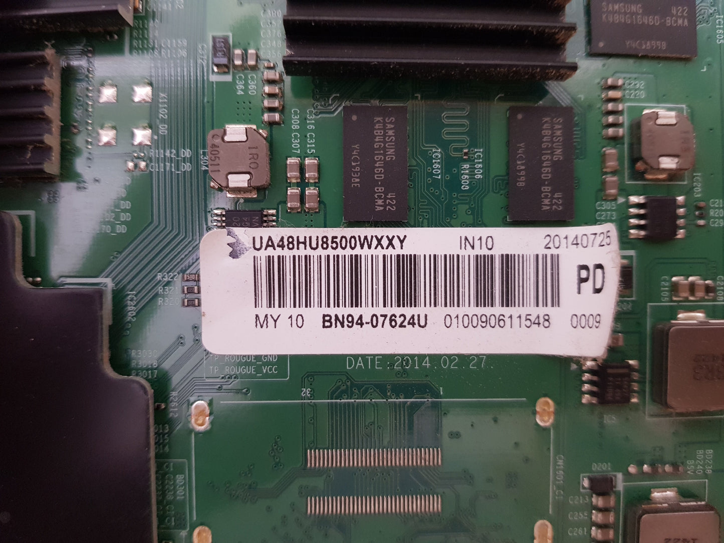 SAMSUNG UA48HU8500 WXXY (VER TH01) MAIN BOARD BN96-07626U
