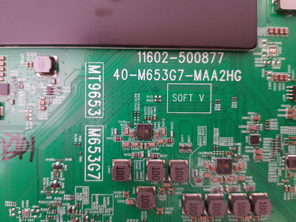 TCL 65C845 (VER 2.0) MAIN BOARD 11602-500877 40-M653G7-MAA2HG MT9653 M653G7 (SINGLE LVD'S)
