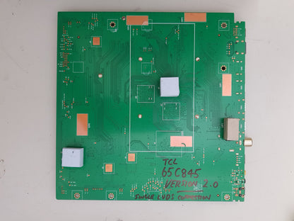 TCL 65C845 (VER 2.0) MAIN BOARD 11602-500877 40-M653G7-MAA2HG MT9653 M653G7 (SINGLE LVD'S)