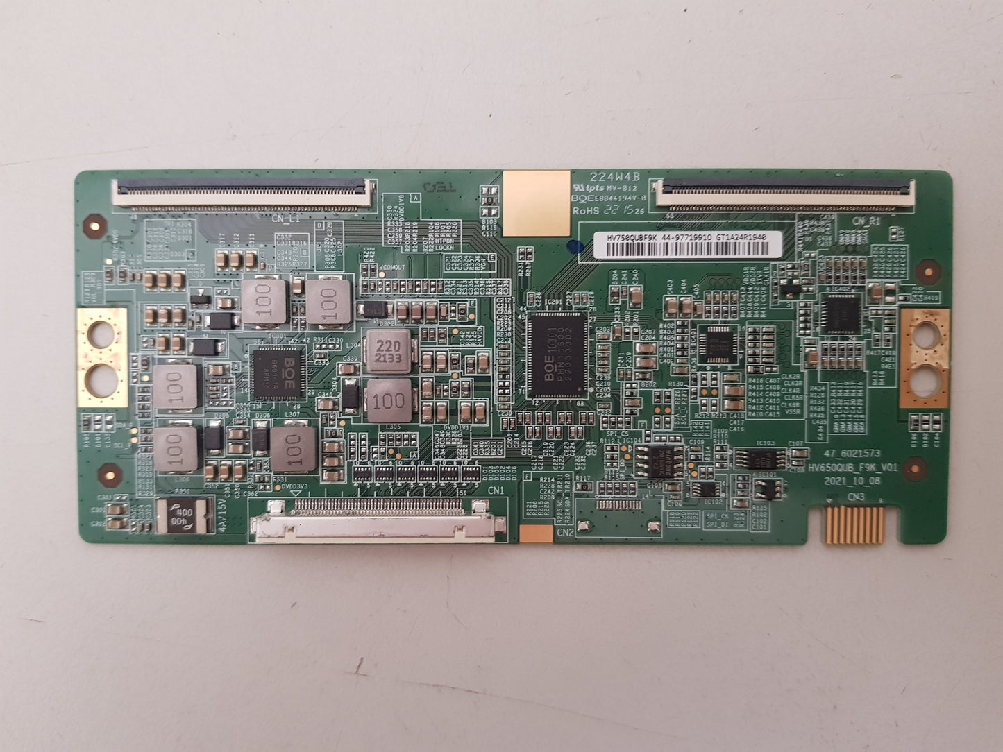 SONY 75X80K T-CON BOARD HV750QUBF9K 44-97719910 HV650QUB_F9K_V01