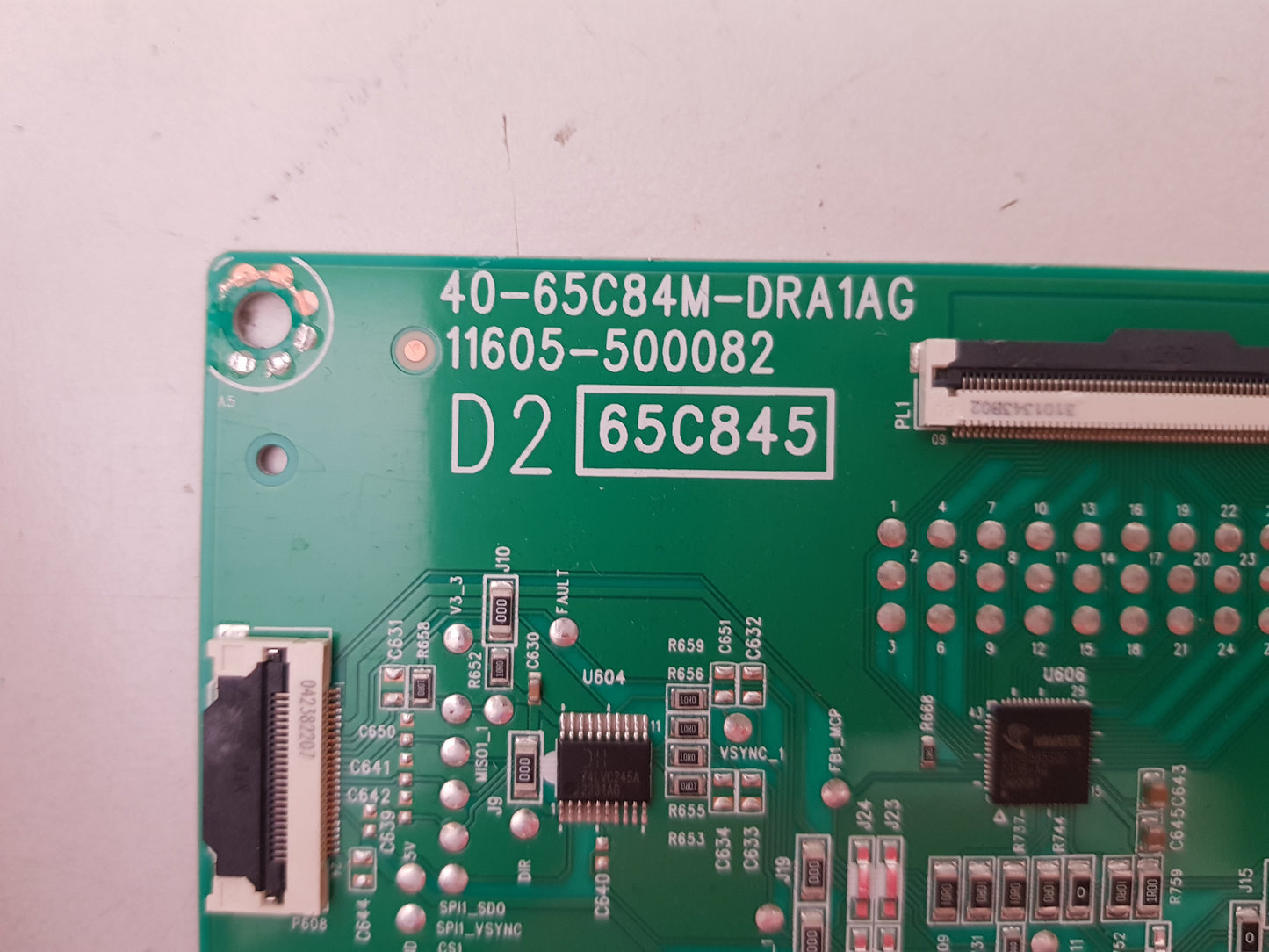 TCL 65C845 LED DRIVER BOARD (MIDDLE) 40-65C84M-DRA1AG 11605-500082 65C845