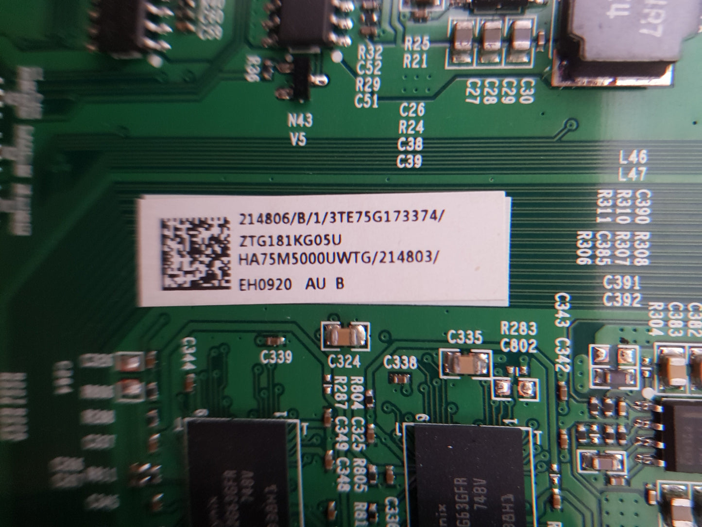 HISENSE 75N5 MAIN BOARD (BRAND NEW OLD STOCK) 214806  HA75M5000UWTG RSAG7.820.6107/ROH