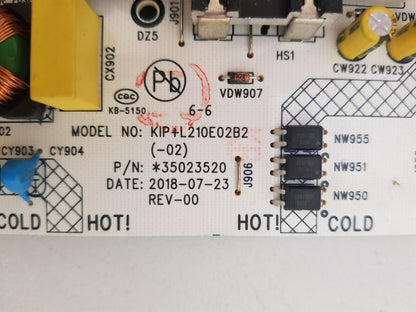 DEVANTI STV-UHD-65SI POWER SUPPLY BOARD 35023520 34021079